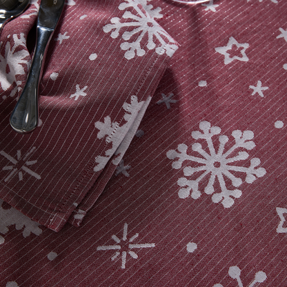 Mantel Jacquard ANTI-MANCHAS Nieve