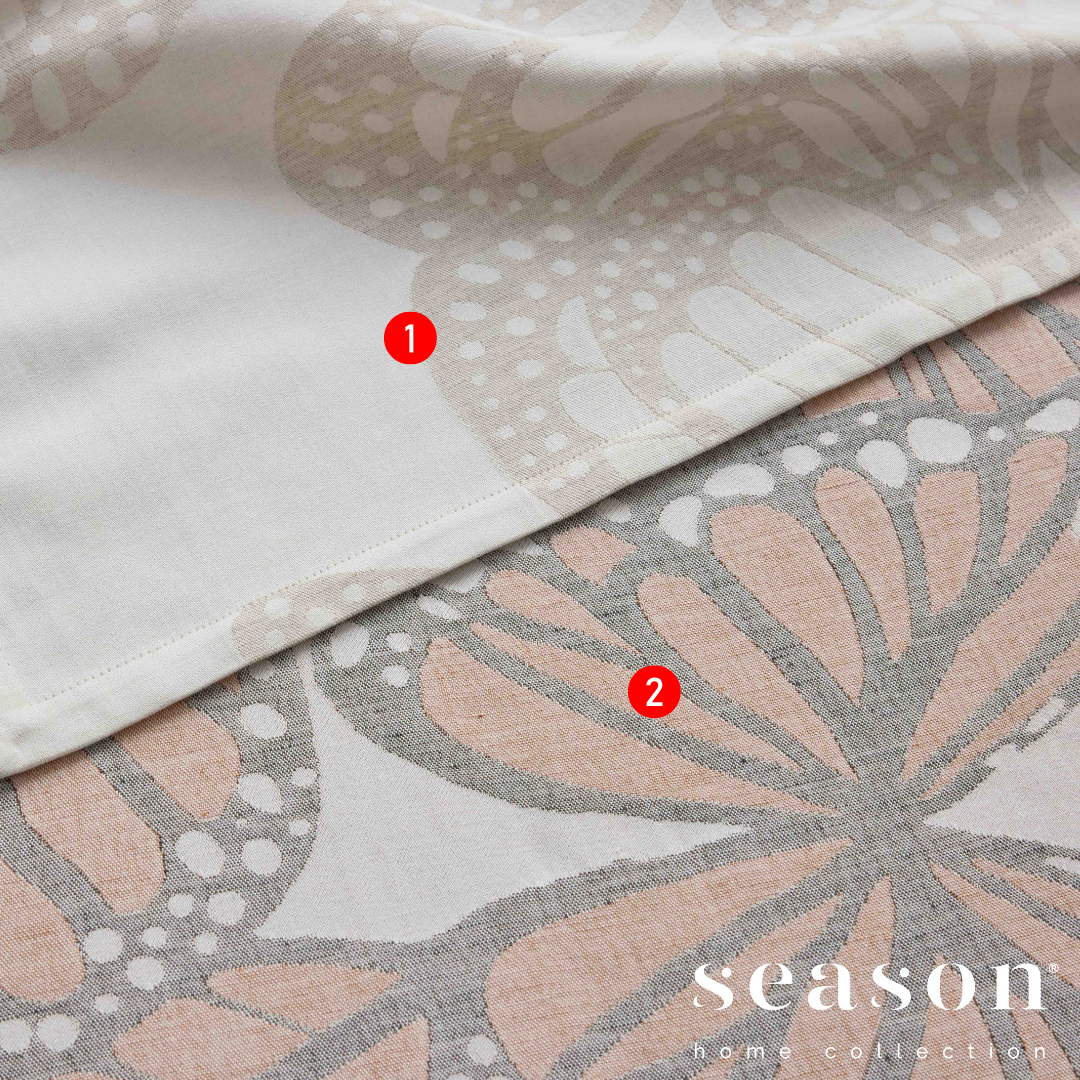 Toalha de Mesa Jacquard Algodão / Linho Wings Allover