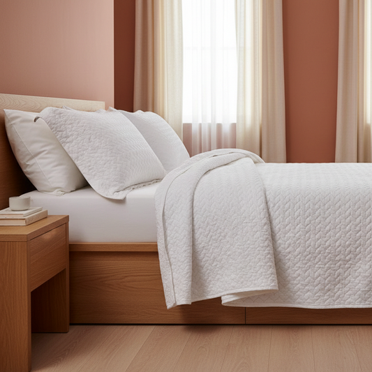 Edredão Bouty Jacquard Mystic Branco