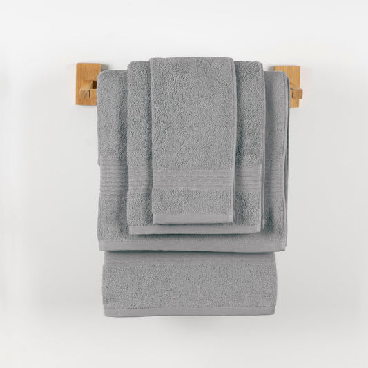 Conjunto Banho 6 Peças 450Grs Zen Cinza Escuro