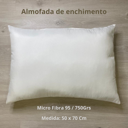 Cojín Relleno Liso 50x70 Blanco
