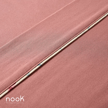 Sábanas de franela 100 % algodón color rosa salvaje