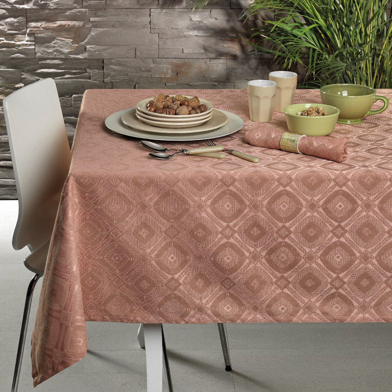 Toalha de Mesa Jacquard ANTI-NÓDOAS Turenne